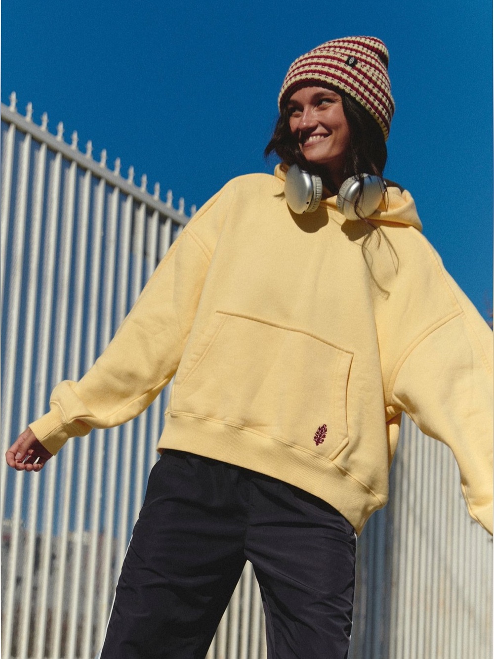 Free People FP Movement A Cut Above Hoodie
Sweatshirt Sunlit Yellow XS NEW NWT